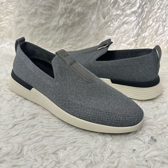 WOLF & SHEPHERD SwiftKnit Loafer in Heathered Gray White Unisex Mens 7‎ Womens 9 - Picture 1 of 8